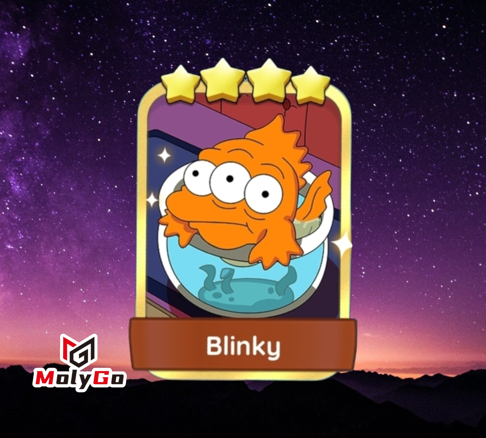 Blinky - Set 13-9 - Monopoly Go 4 Star Gold Sticker