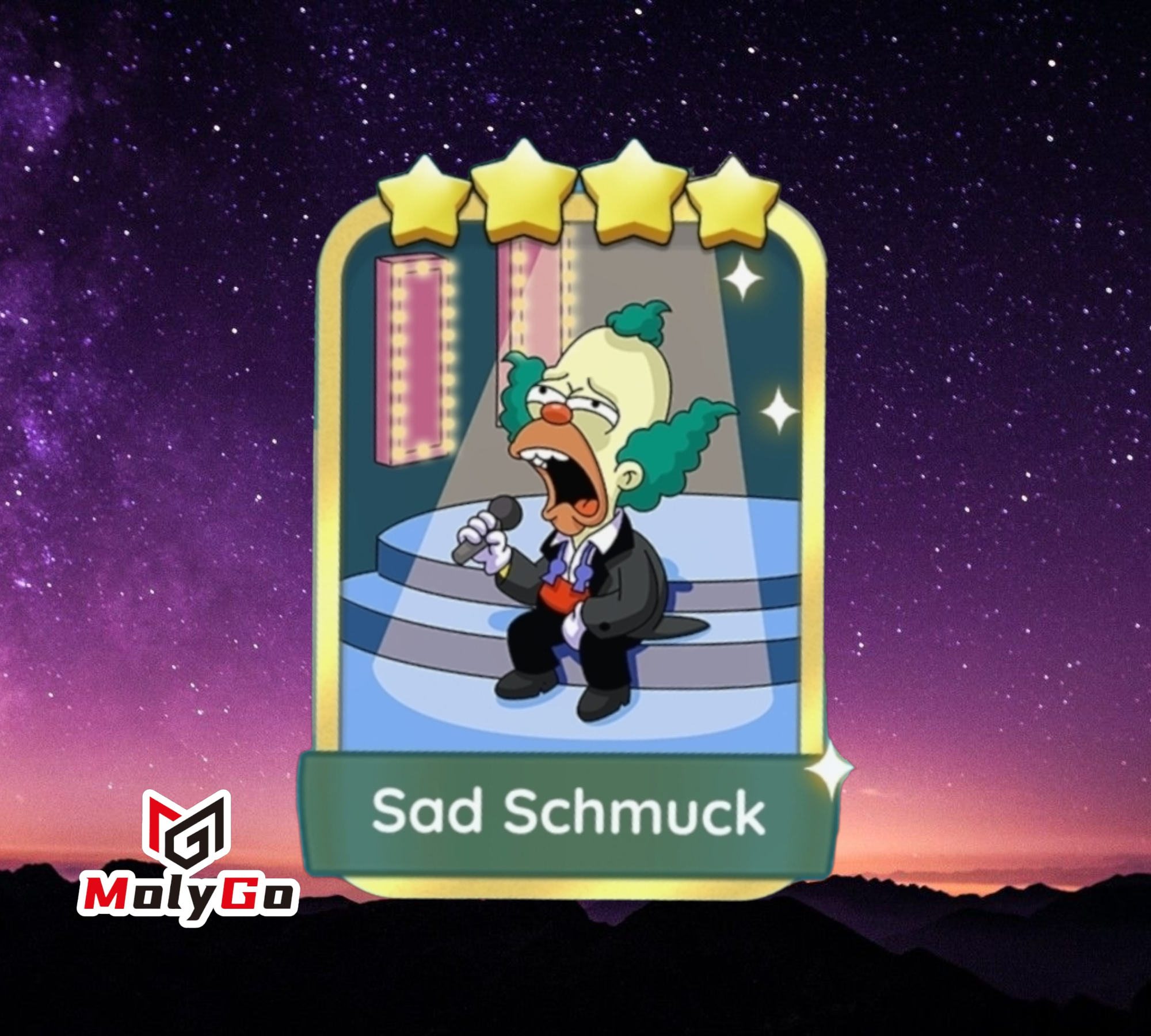 Sad Schmuck - Set 14-8 - Monopoly Go 4 Star Gold Sticker