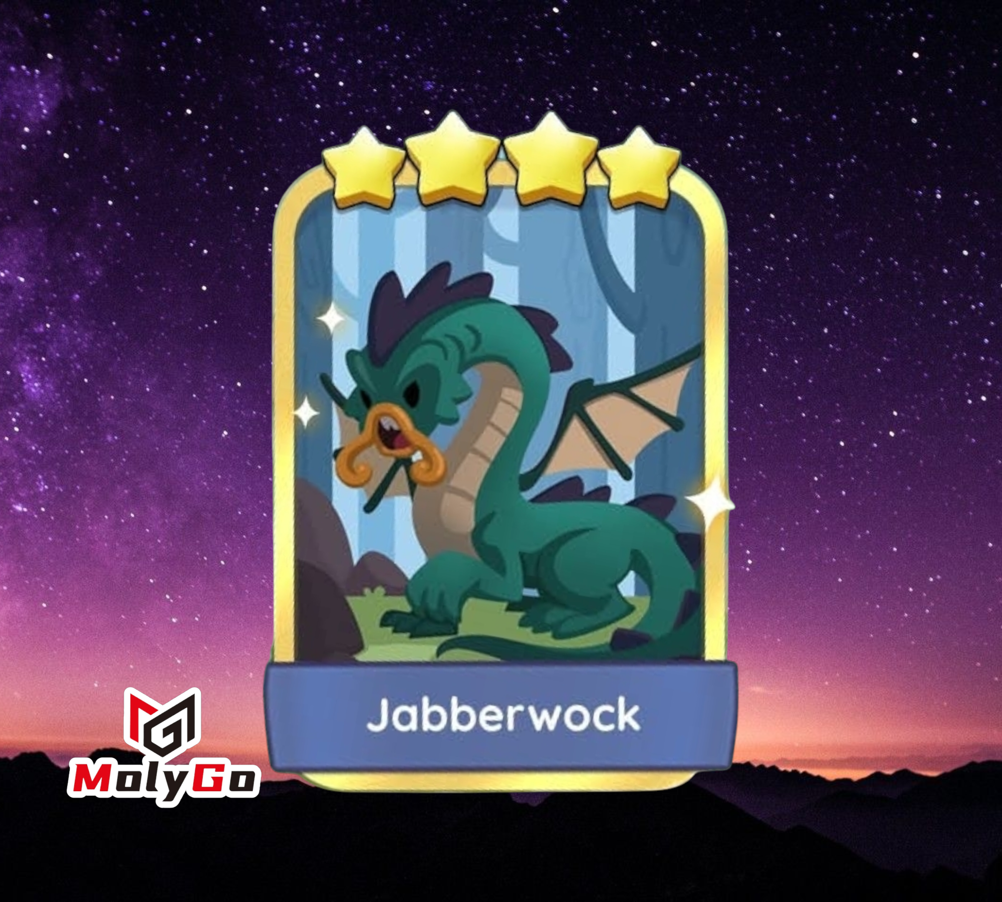 Jabberwock - Set 14-9 - Monopoly Go 4 Star Gold Sticker