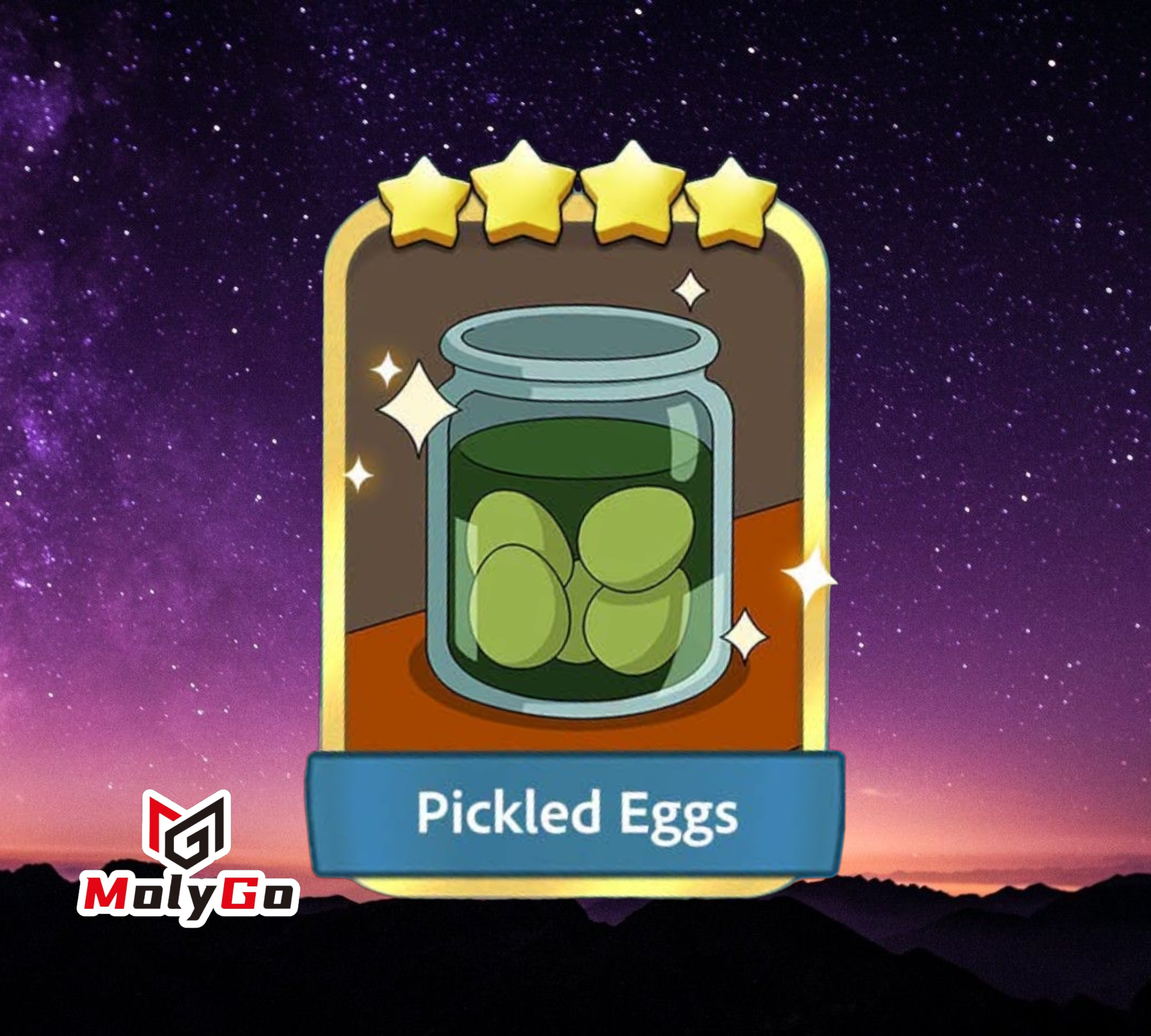 Pickled Eggs - Set 18-4 - Monopoly Go 4 Star Gold Sticker