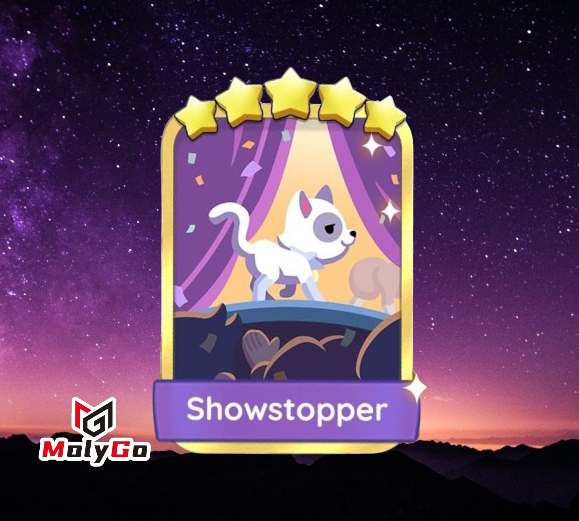 Showstopper - Set 19-8 - Monopoly Go 5 Star Gold Sticker
