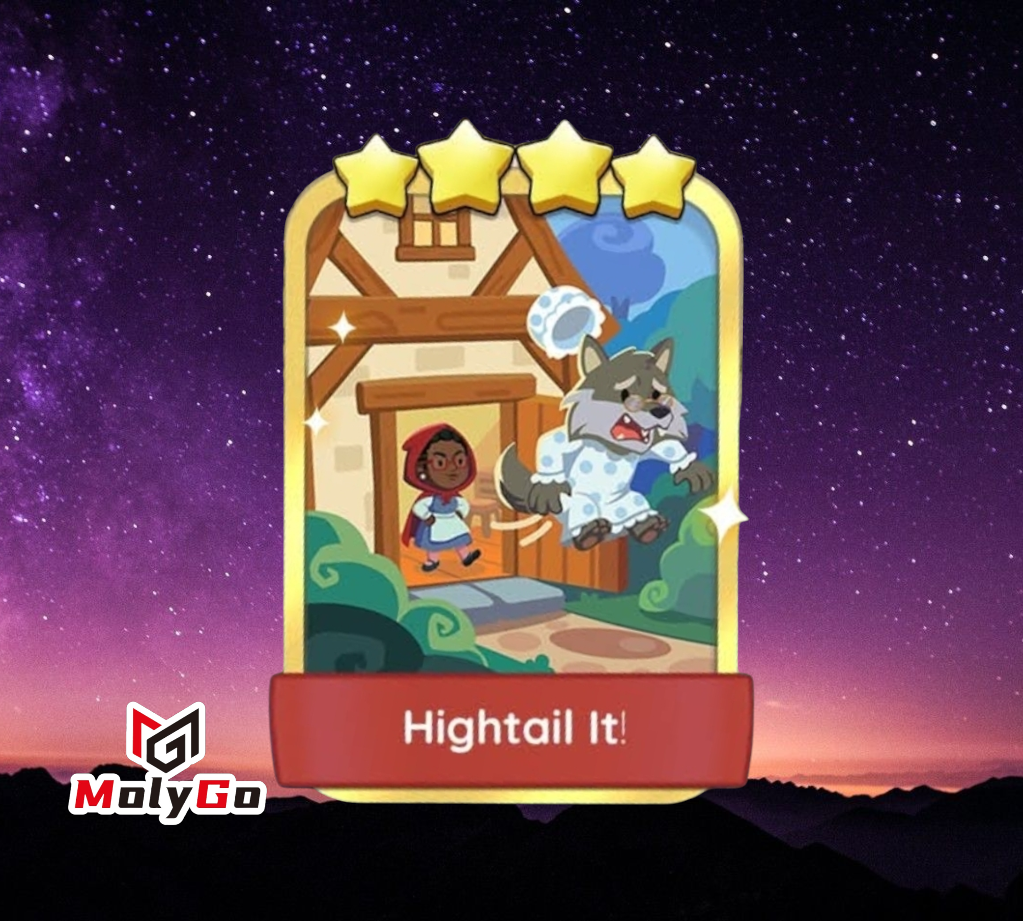 Hightail It! - Set 19-8 - Monopoly Go 4 Star Gold Sticker
