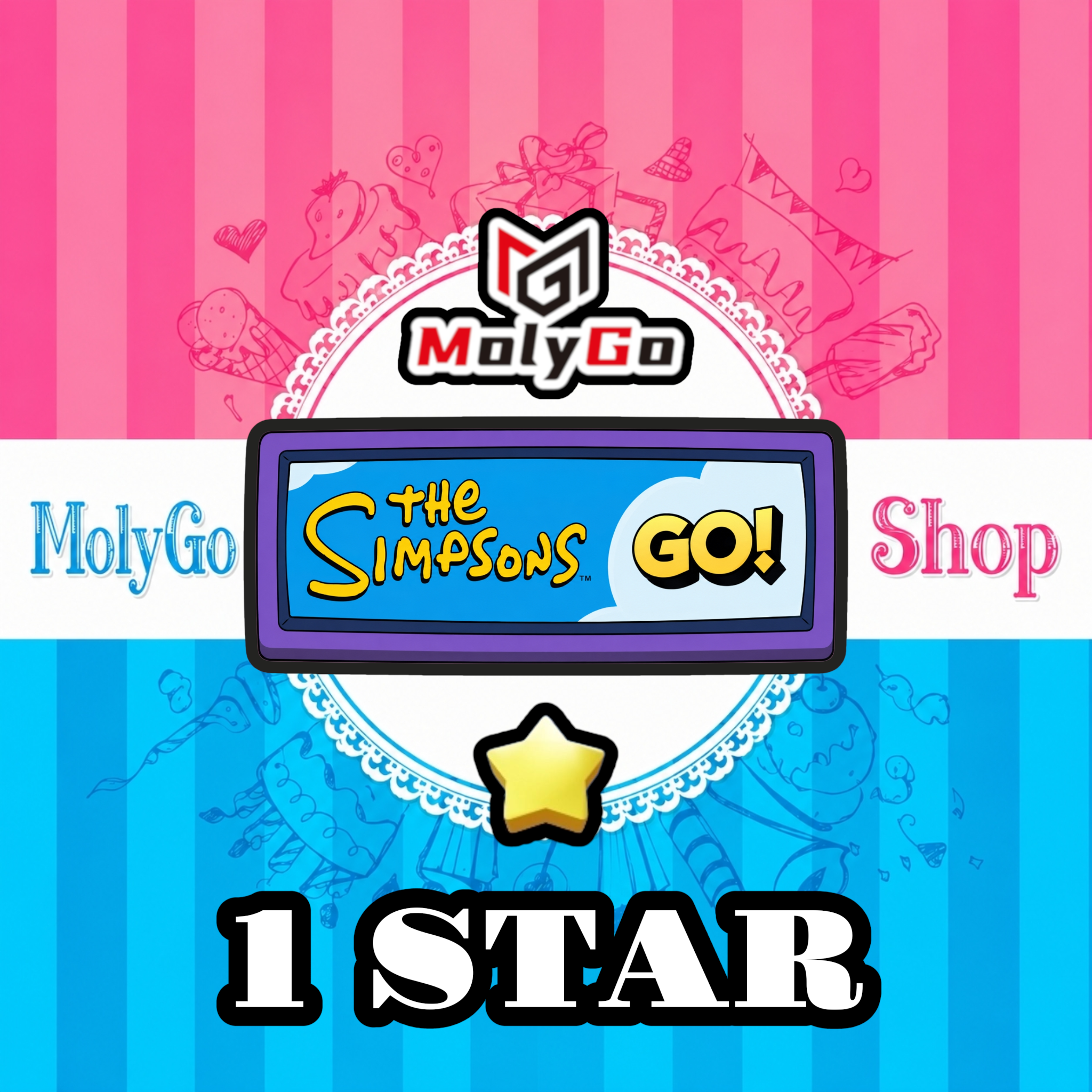Monopoly Go 1 Star Sticker