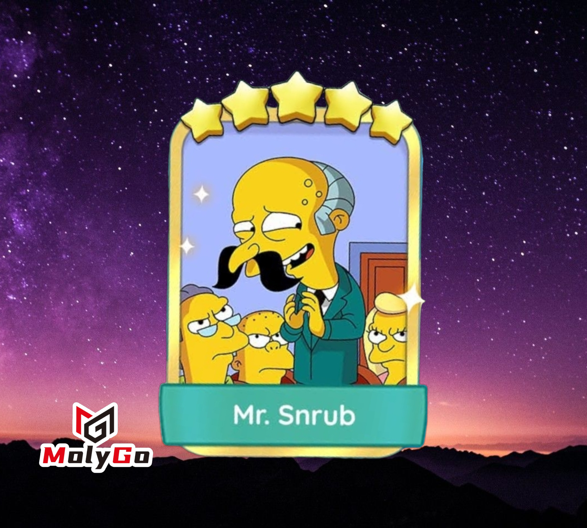 Mr. Snrub - Set 21-6 - Monopoly Go 5 Star Gold Sticker
