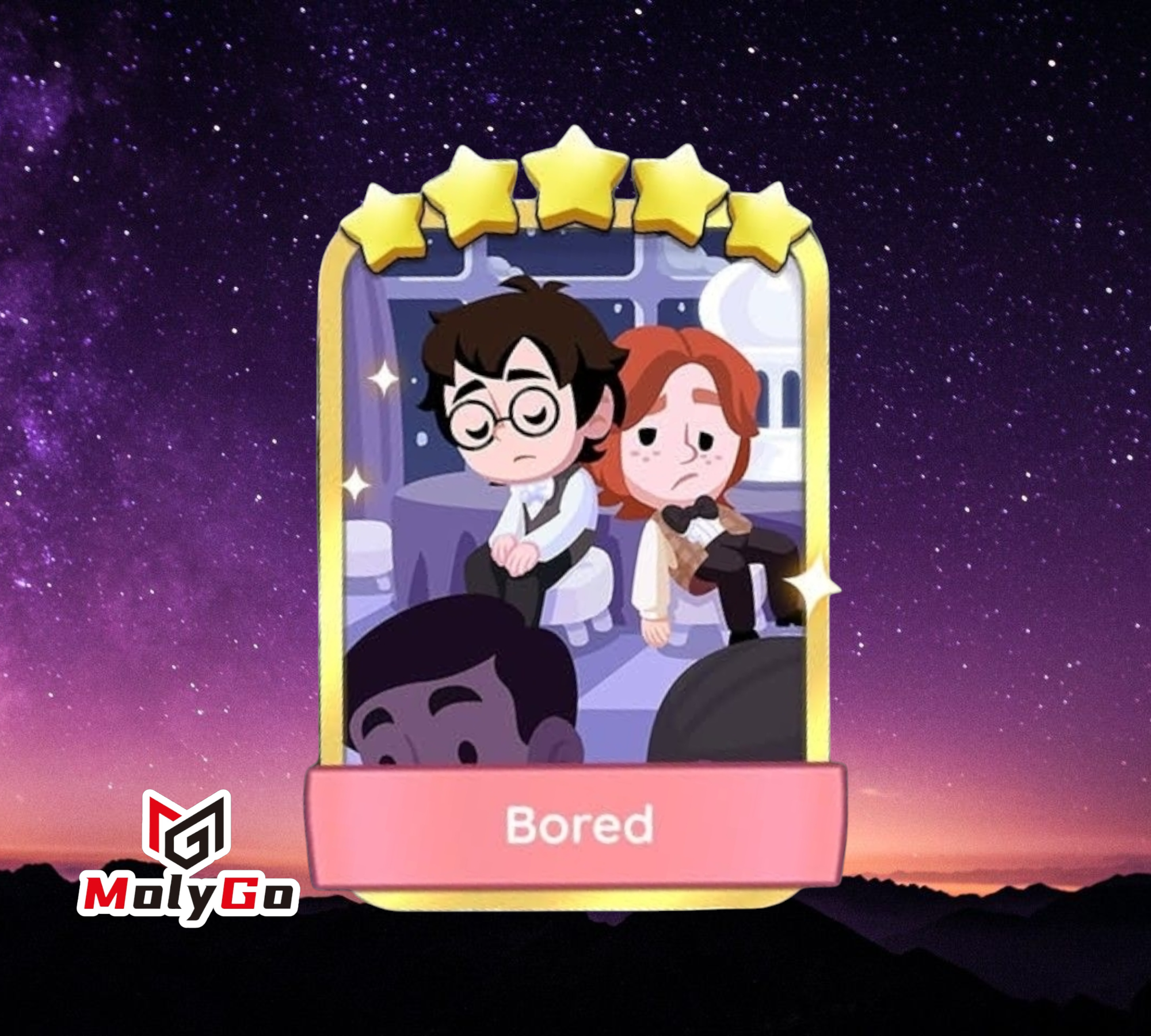 Bored - Set 22-6 - Monopoly Go 5 Star Gold Sticker