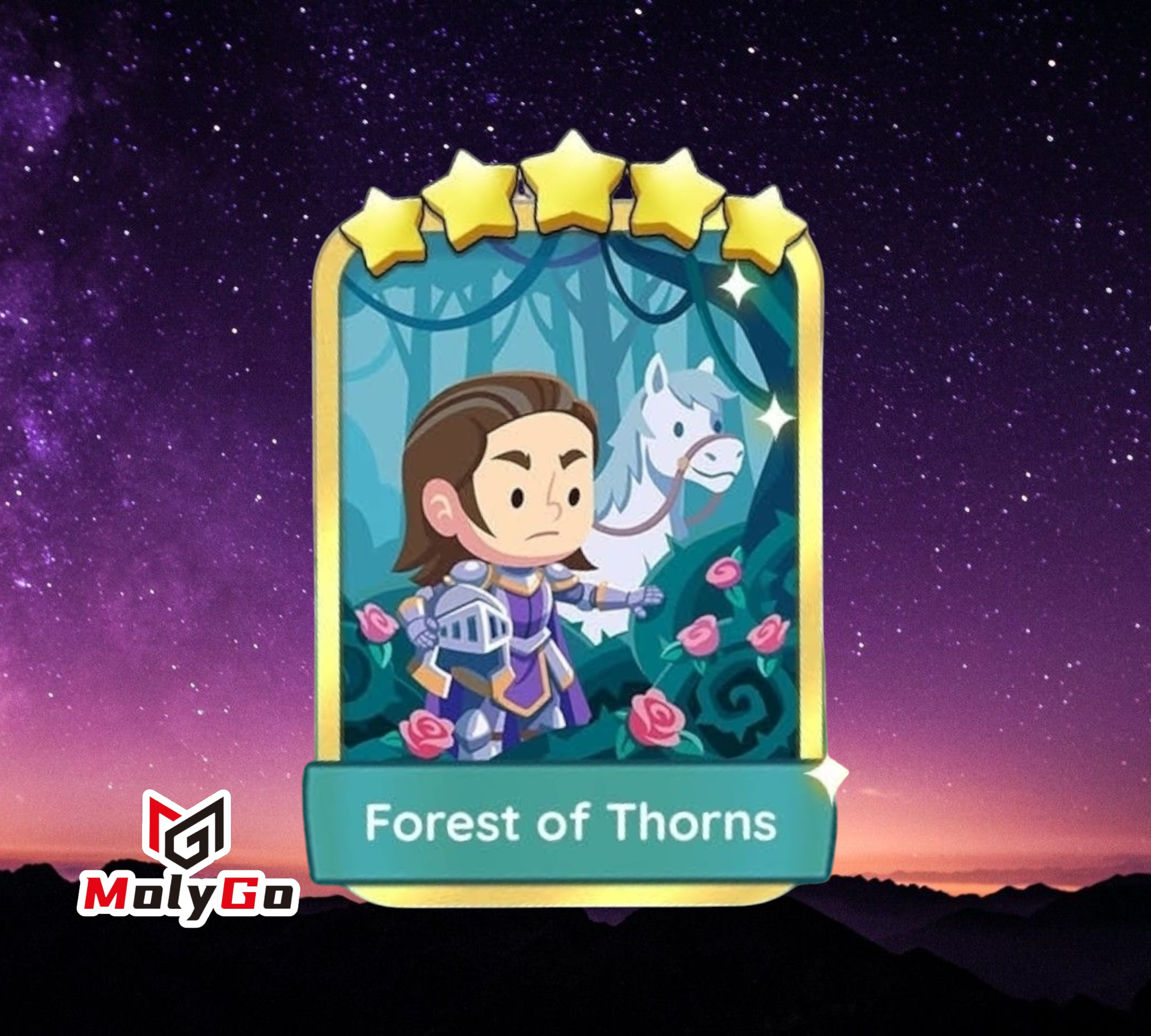 Forest of Thorns - Set 23-6 - Monopoly Go 5 Star Gold Sticker