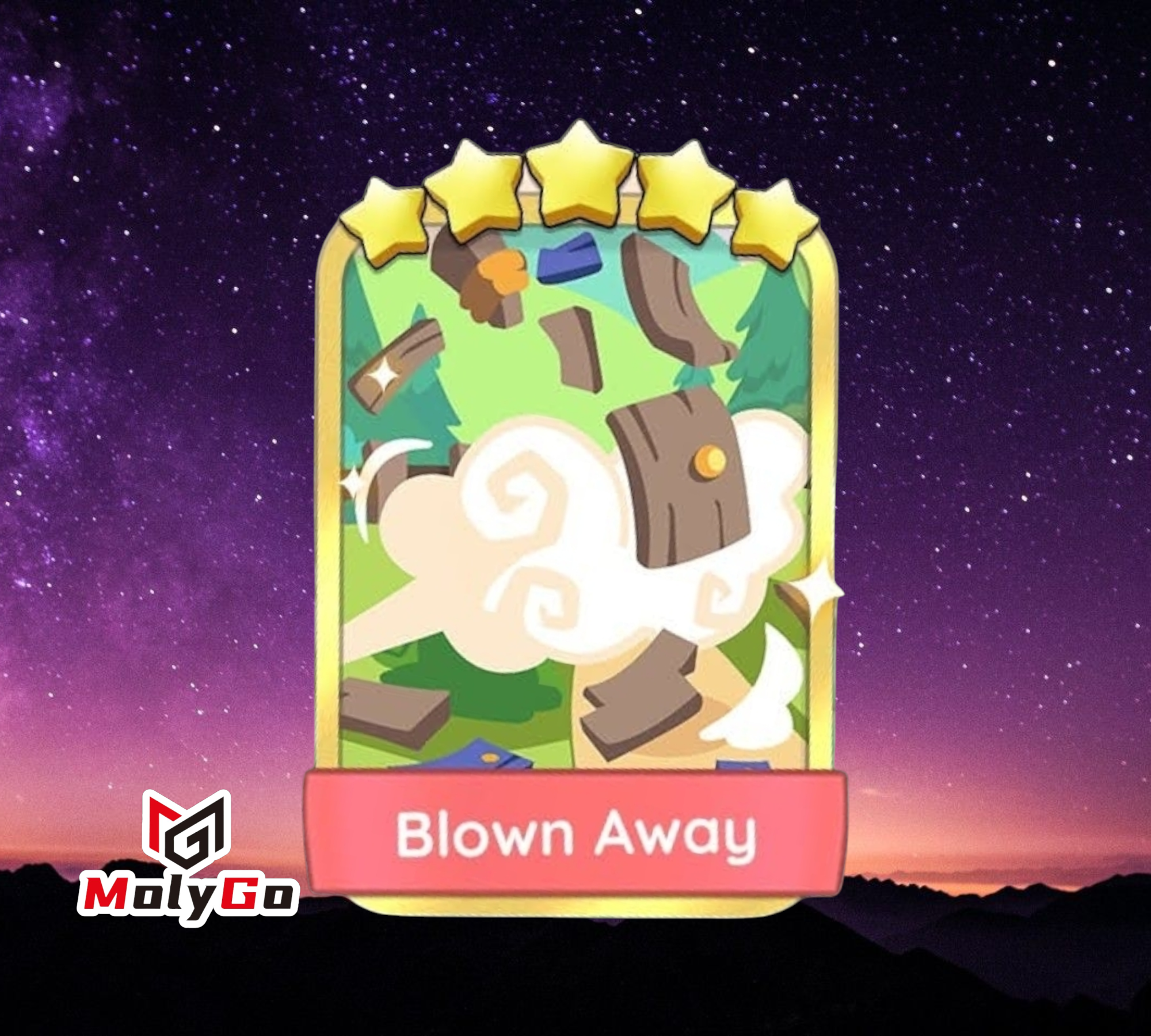 Blown Away - Set 24-5 - Monopoly Go 5 Star Gold Sticker