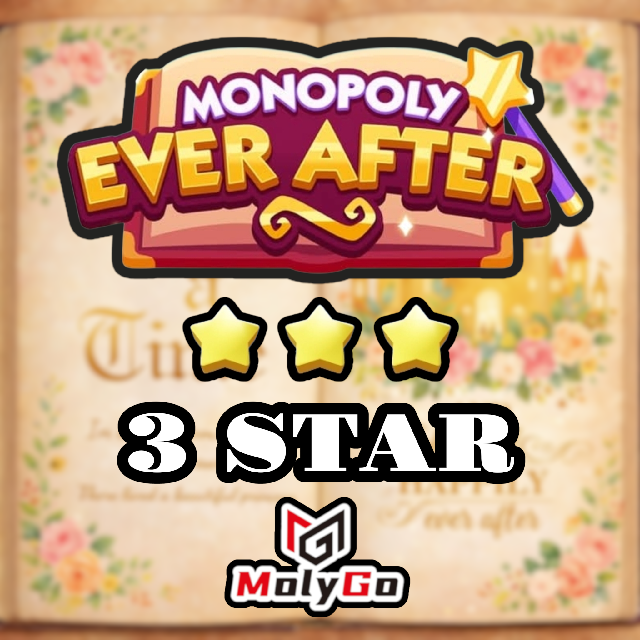 Monopoly Go 3 Star Sticker