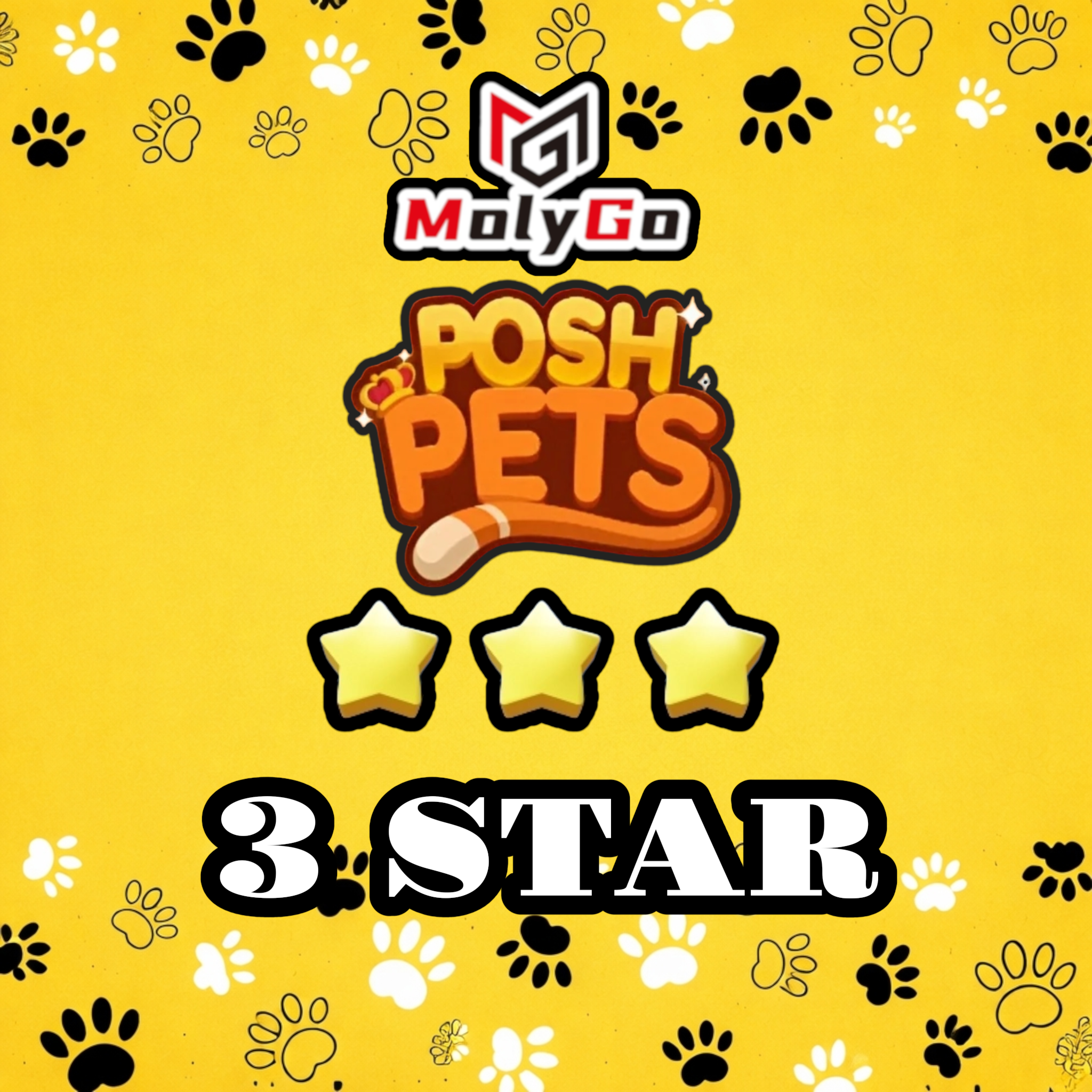Monopoly Go 3 Star Sticker