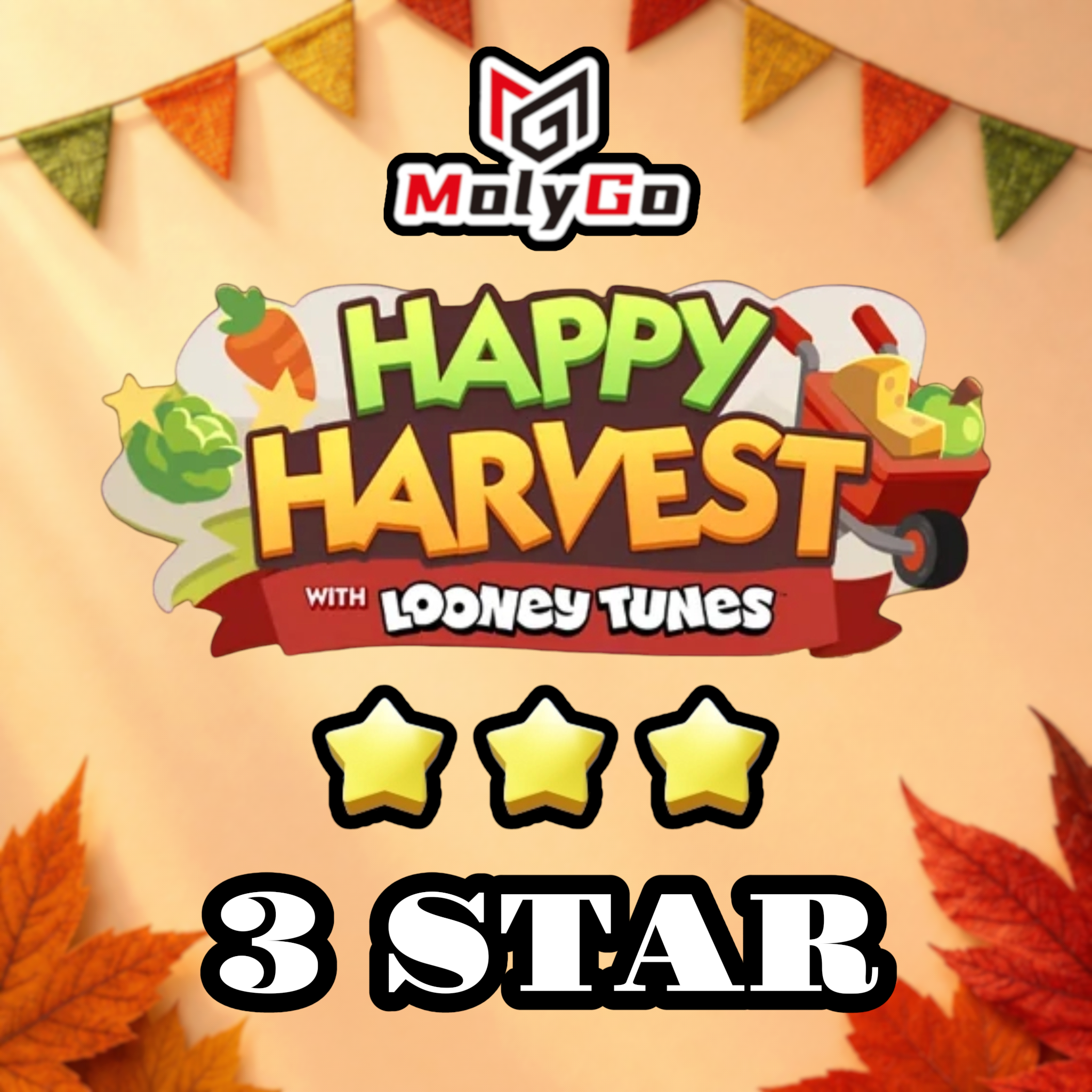 Monopoly Go 3 Star Sticker