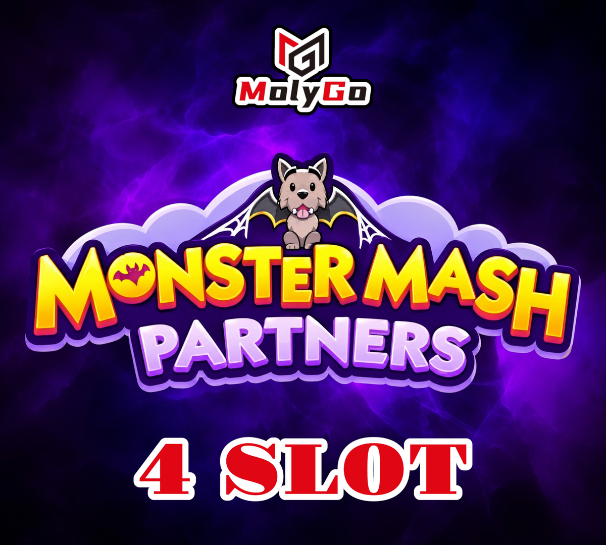 4 SLOTS - Monster Mash Partners Event - Monopoly Go