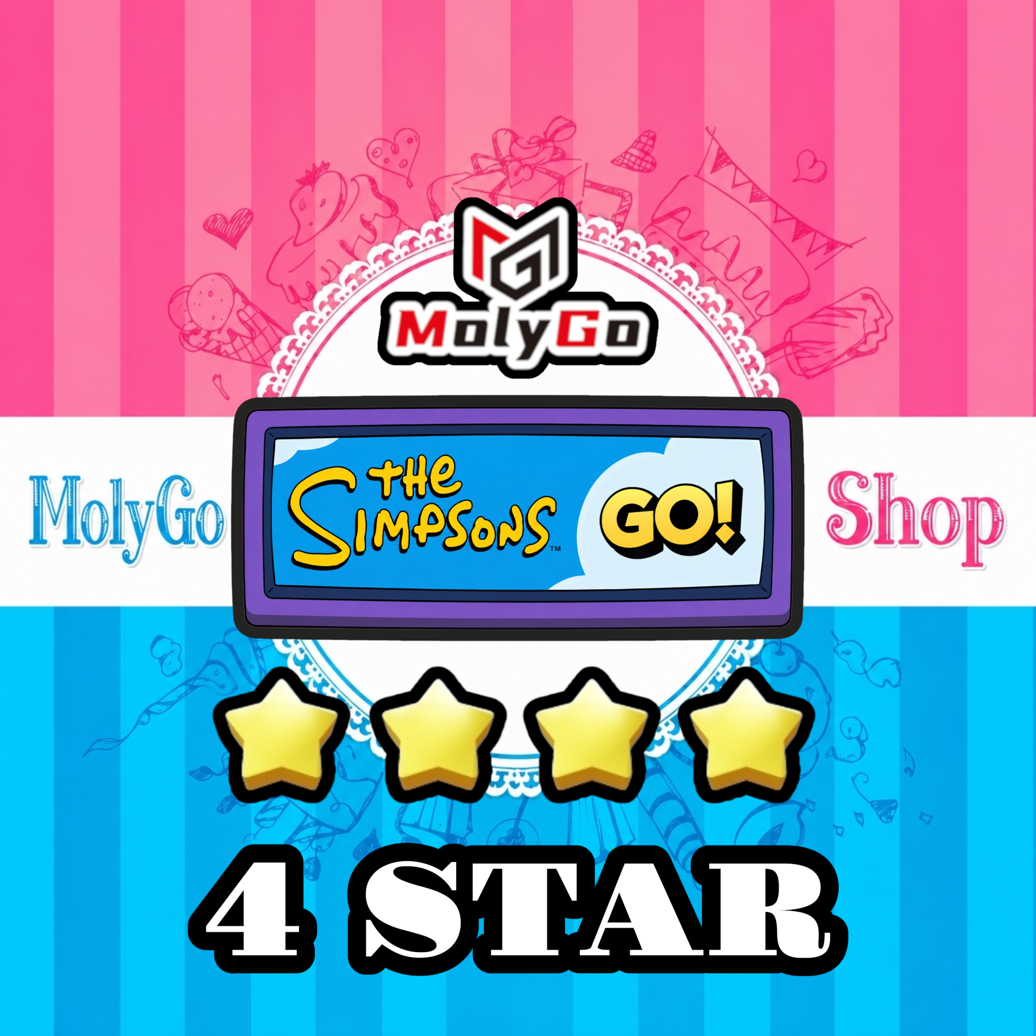 Monopoly Go 4 Star Sticker