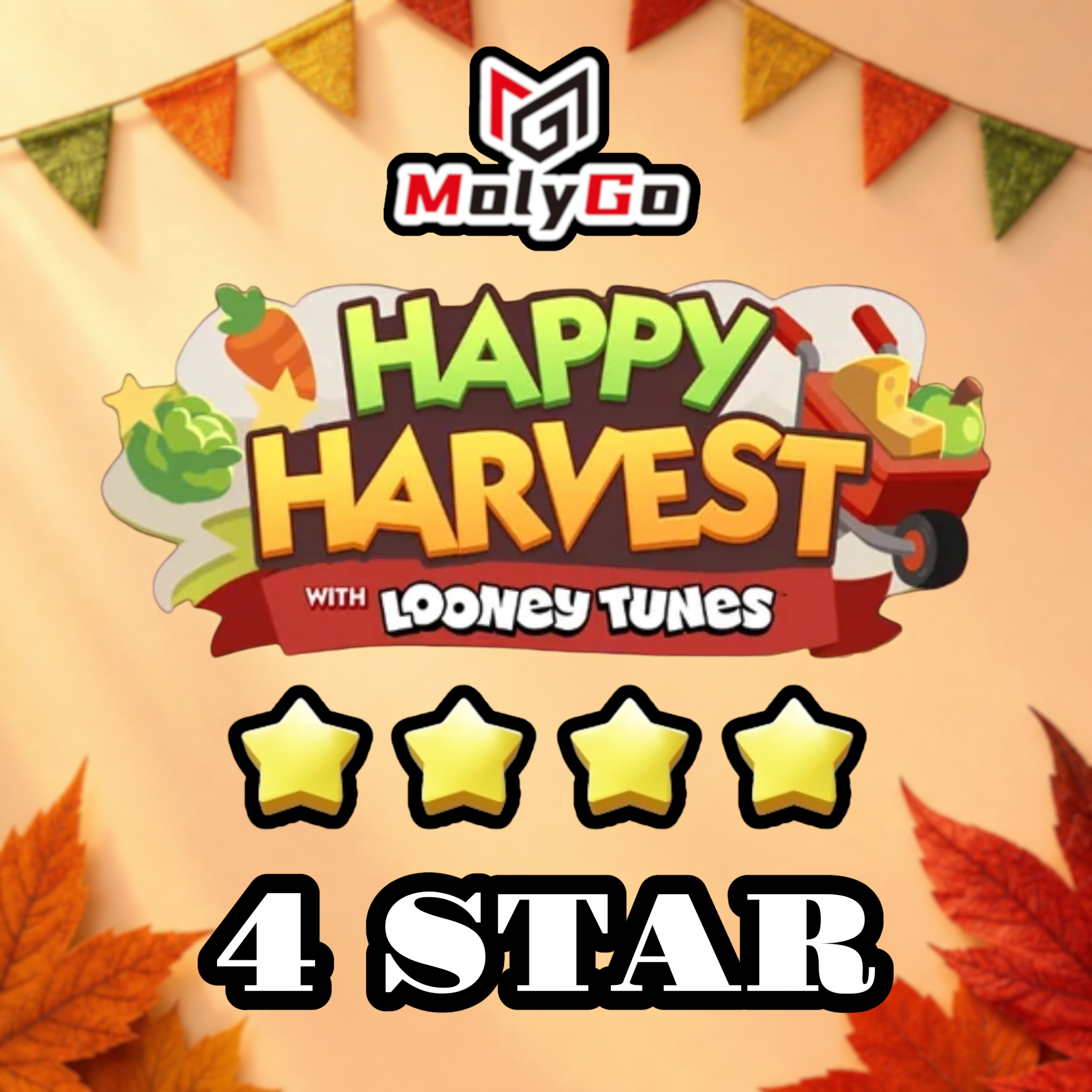 Monopoly Go 4 Star Sticker