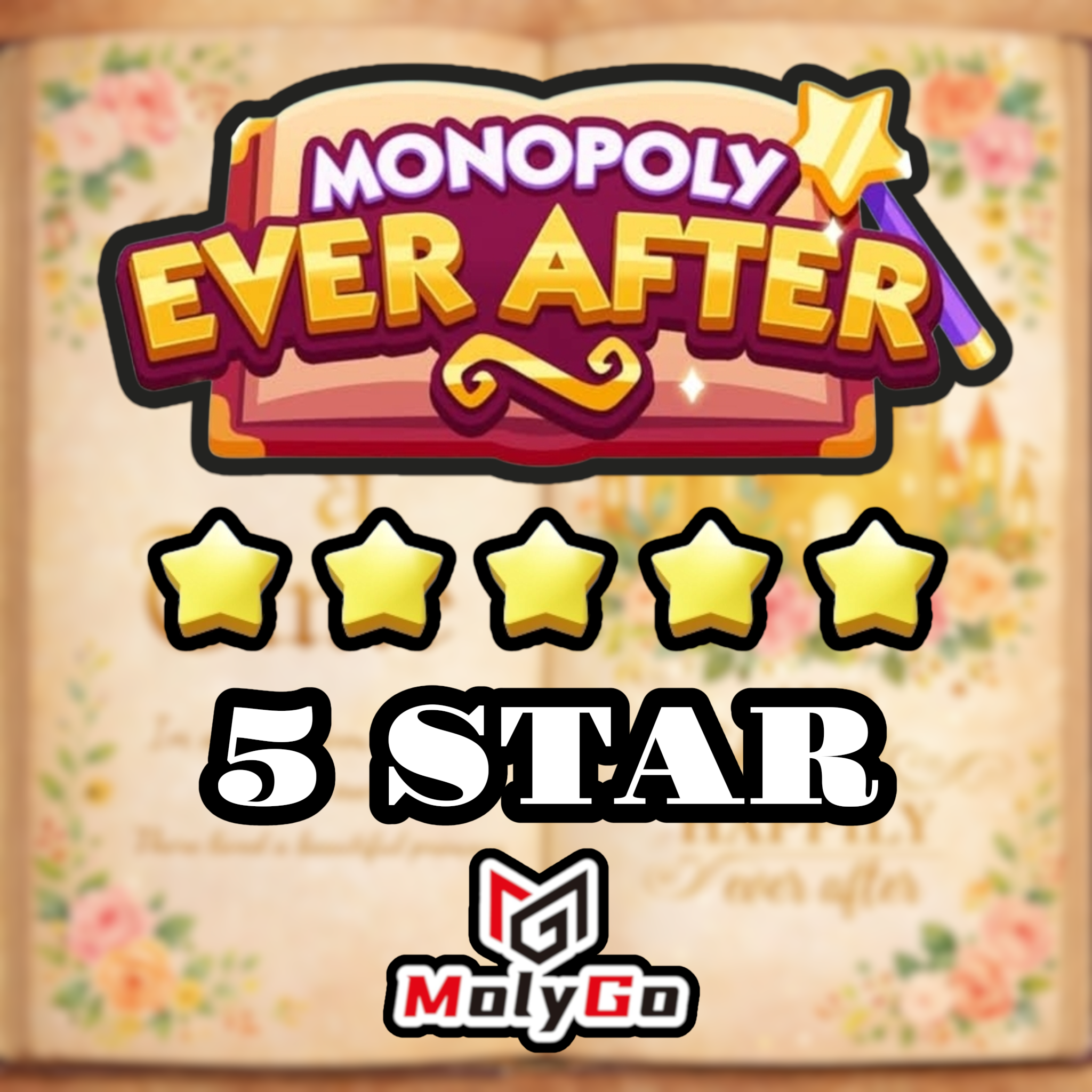 Monopoly Go 5 Star Sticker