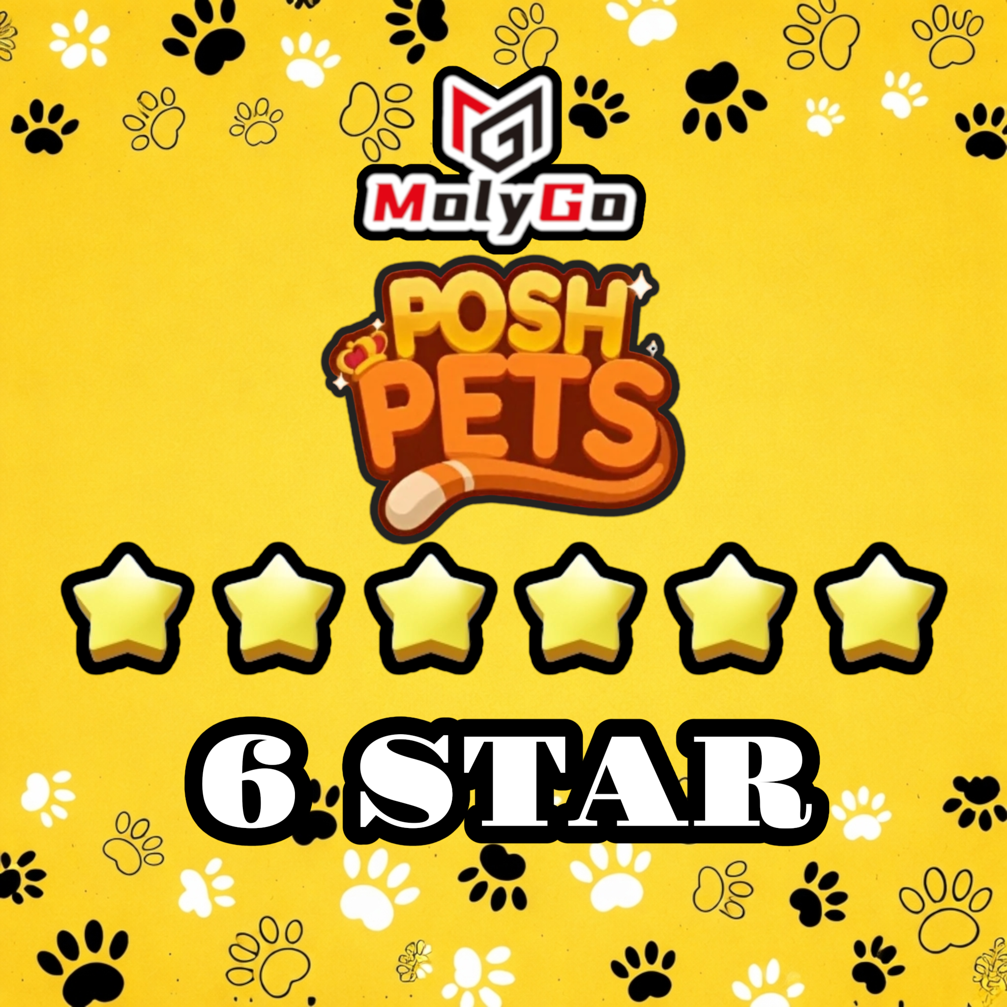 Monopoly Go 6 Star Sticker