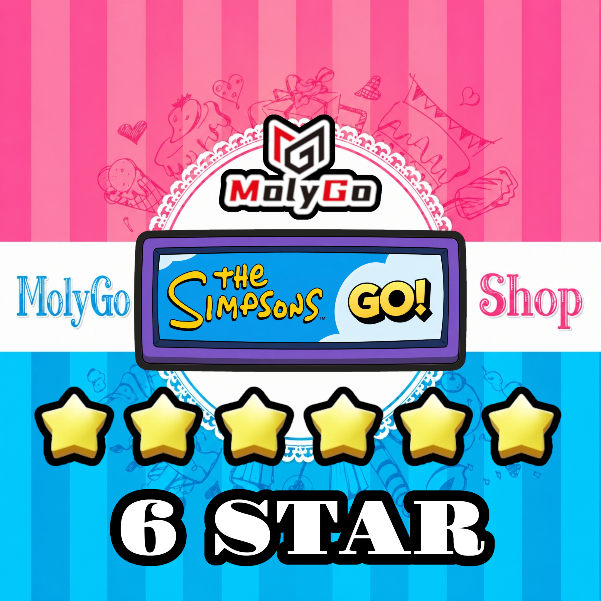 Monopoly Go 6 Star Sticker