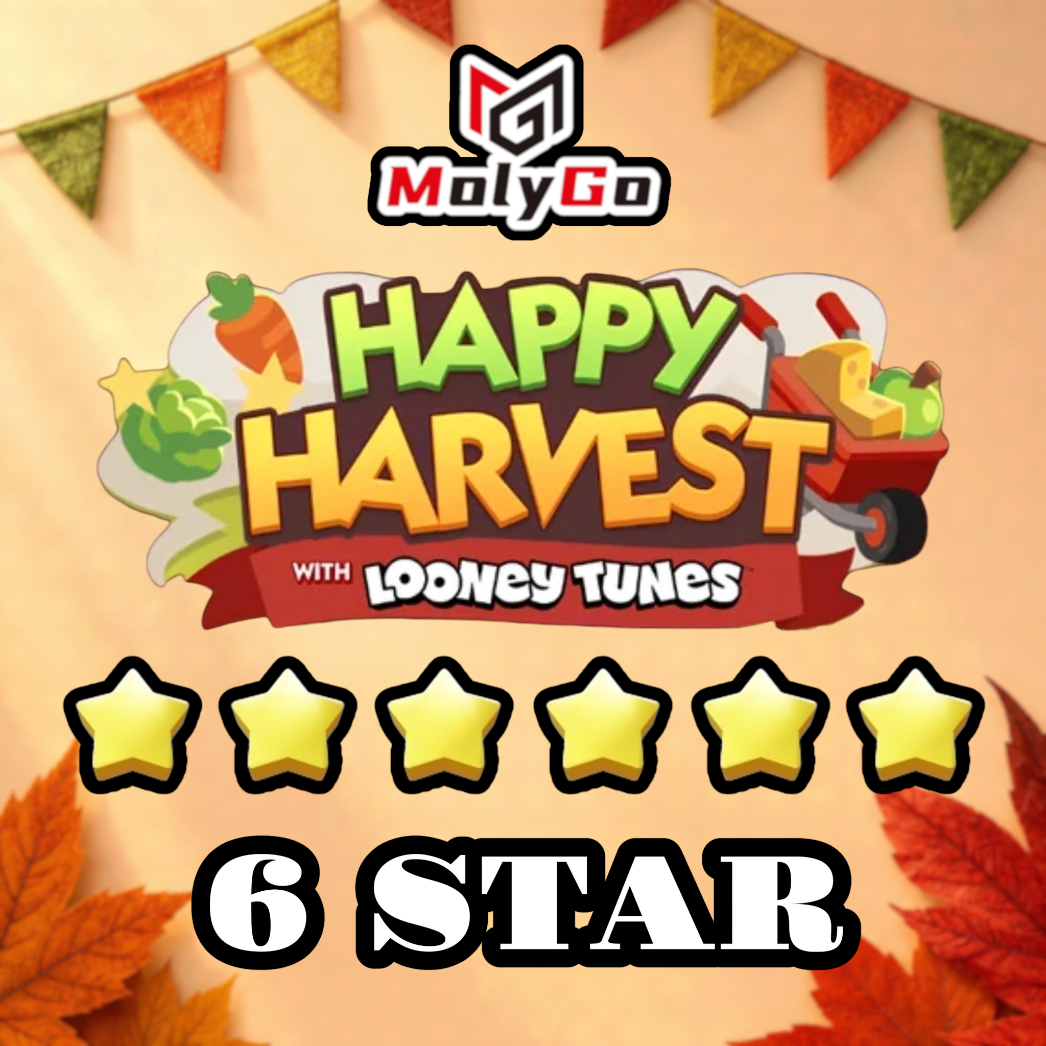 Monopoly Go 6 Star Sticker