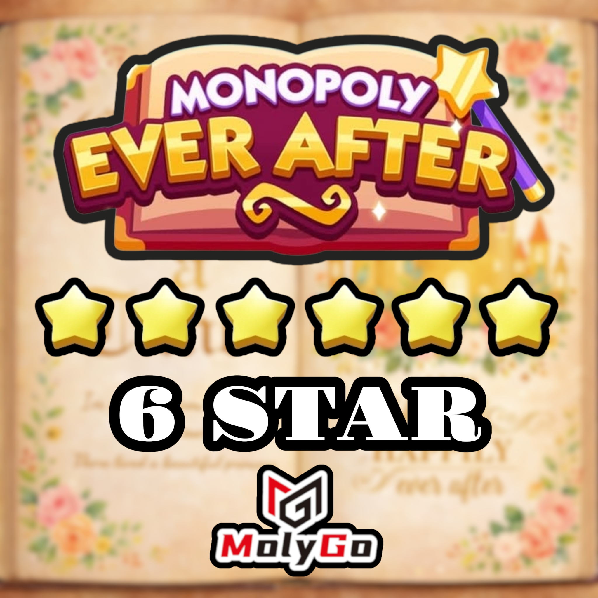Monopoly Go 6 Star Sticker
