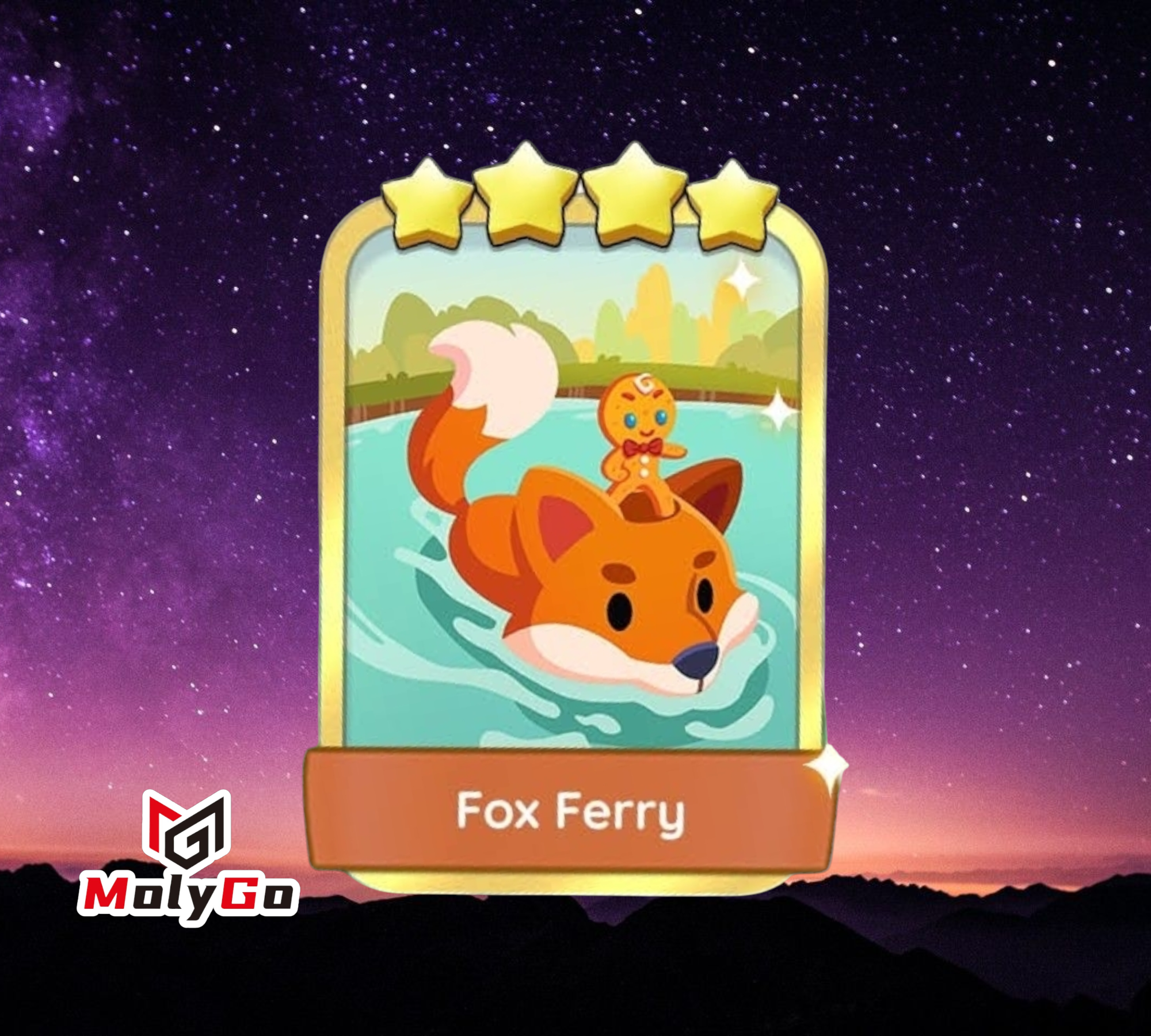 Fox Ferry - Set 17-8 - Monopoly Go 4 Star Gold Sticker