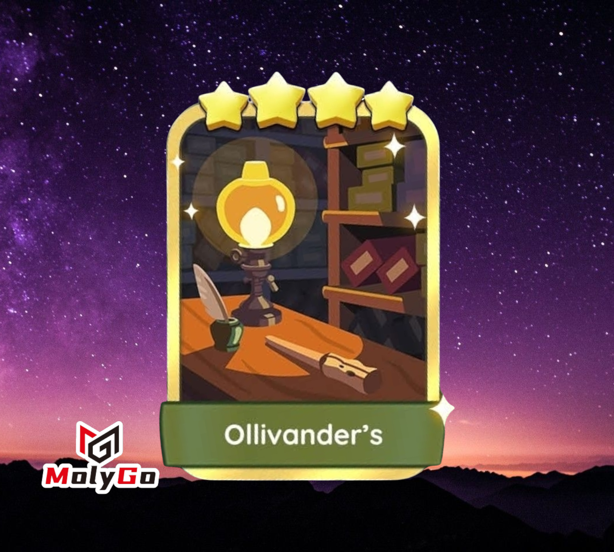 Ollivander's - Set 17 - Monopoly Go 4 Star Gold Sticker