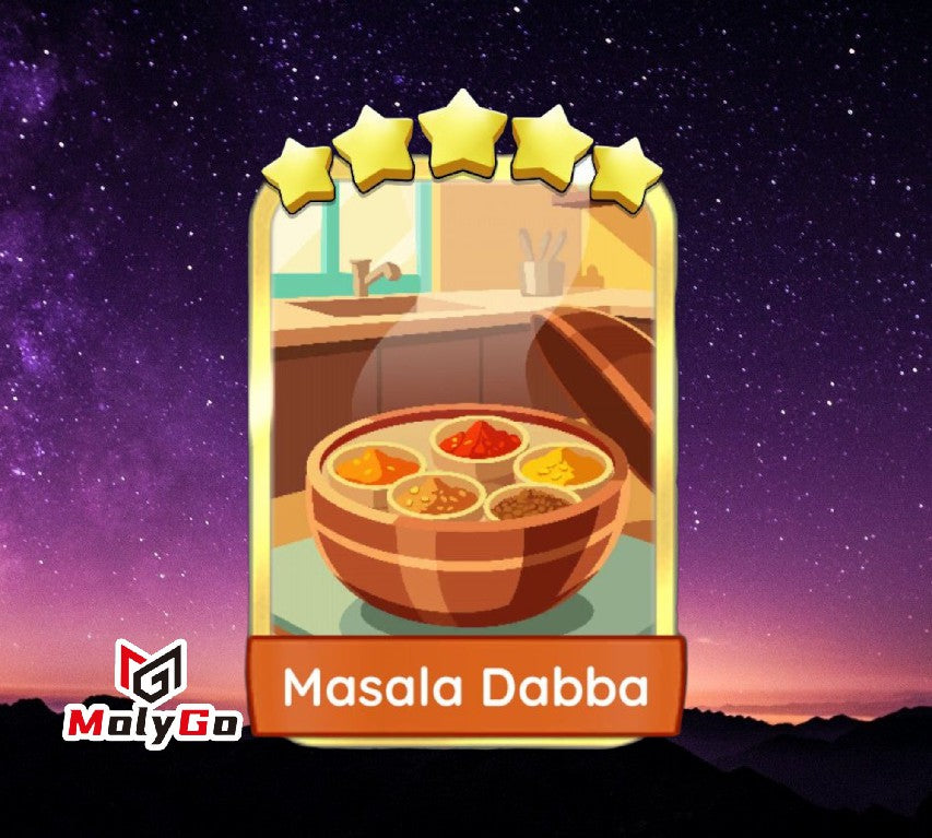 Masala Dobba - Set 17 - Monopoly Go 5 Star Gold Sticker