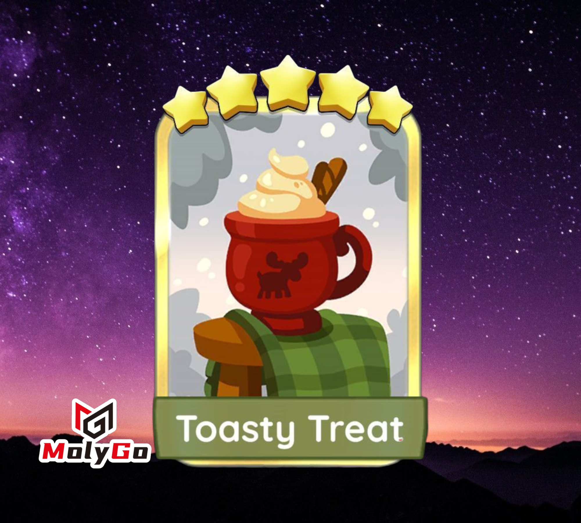 Toasty Treat - Set 19 - Monopoly Go 5 Star Gold Sticker