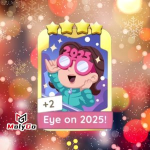 Eye on 2025! – Set 13 – Monopoly Go 4 Star Gold Sticker