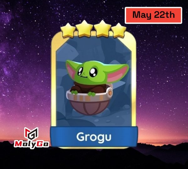 Grogu – Set 22 – Monopoly Go 4 Star Gold Sticker